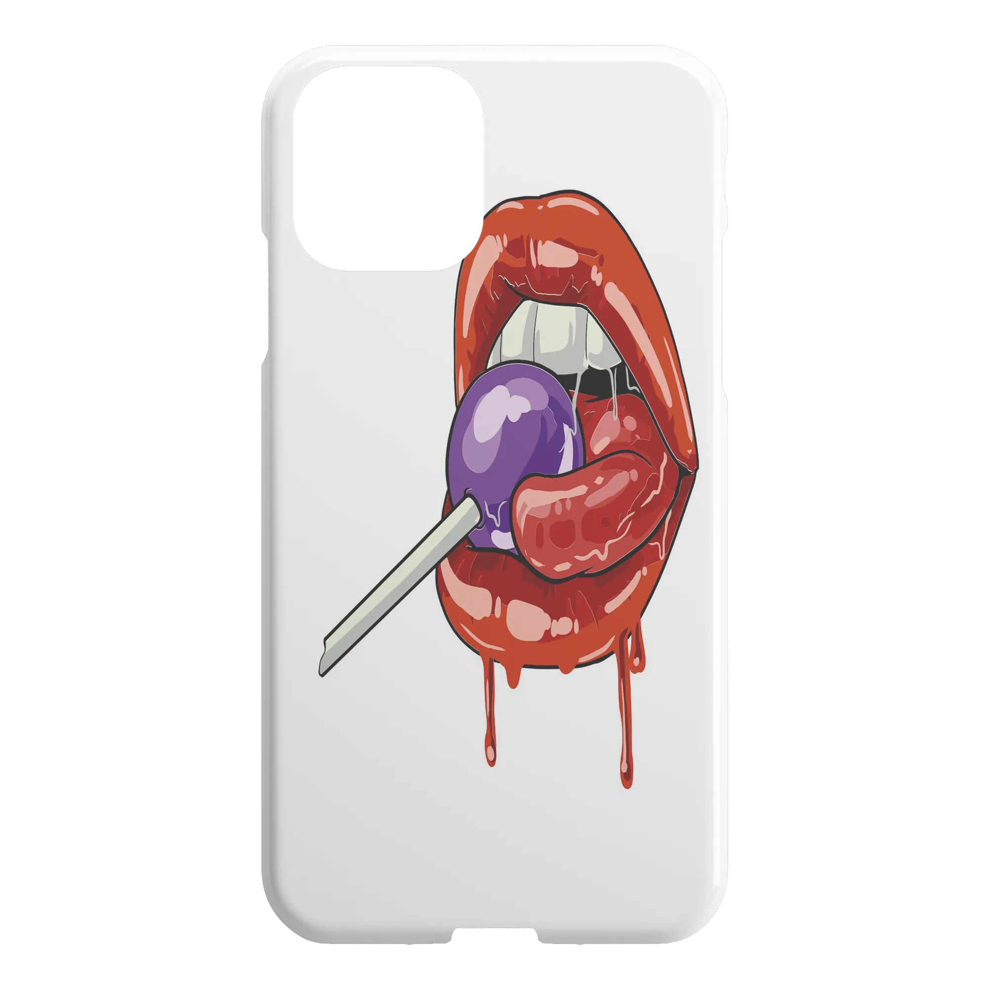 Lollipop Lips Phone Case