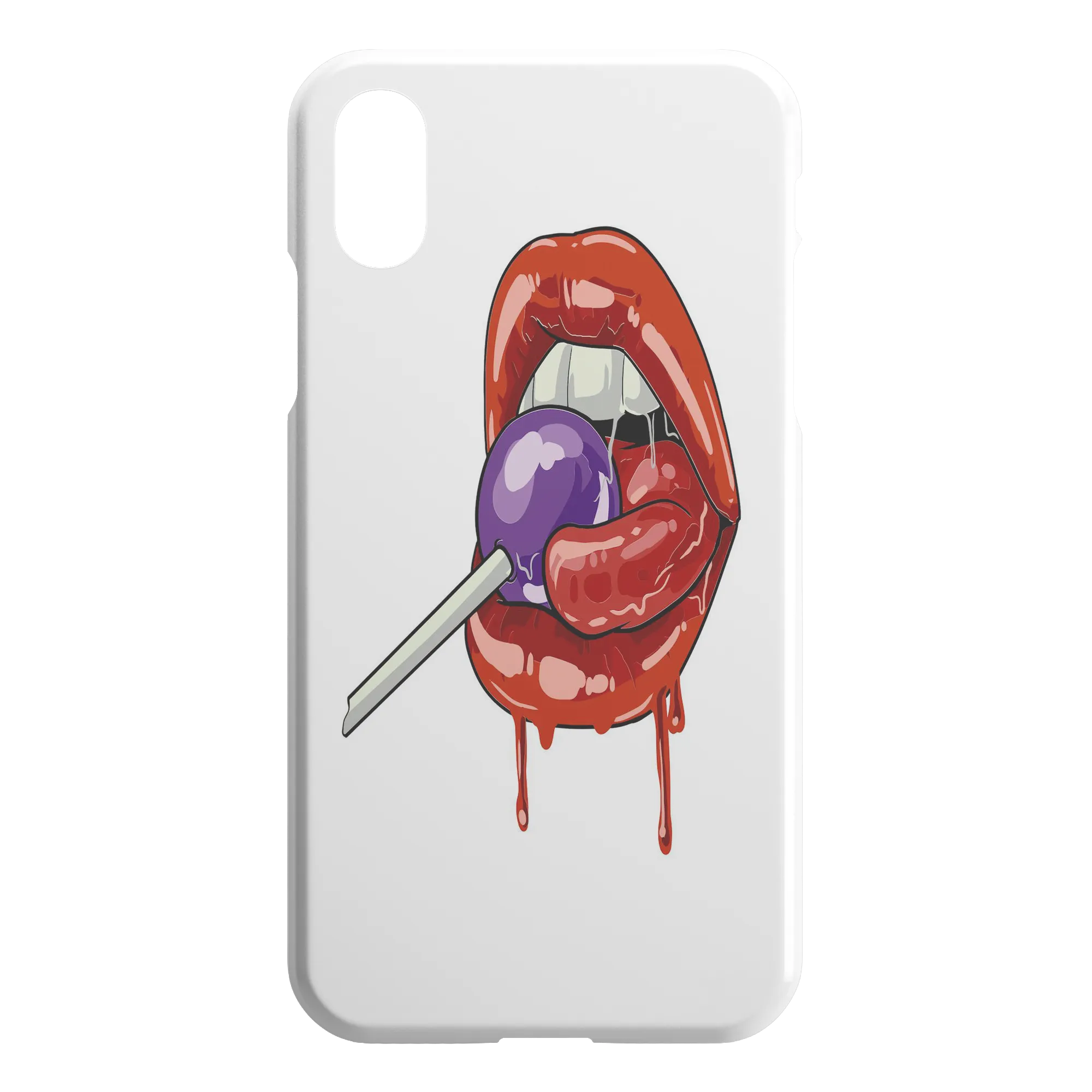 Lollipop Lips Phone Case