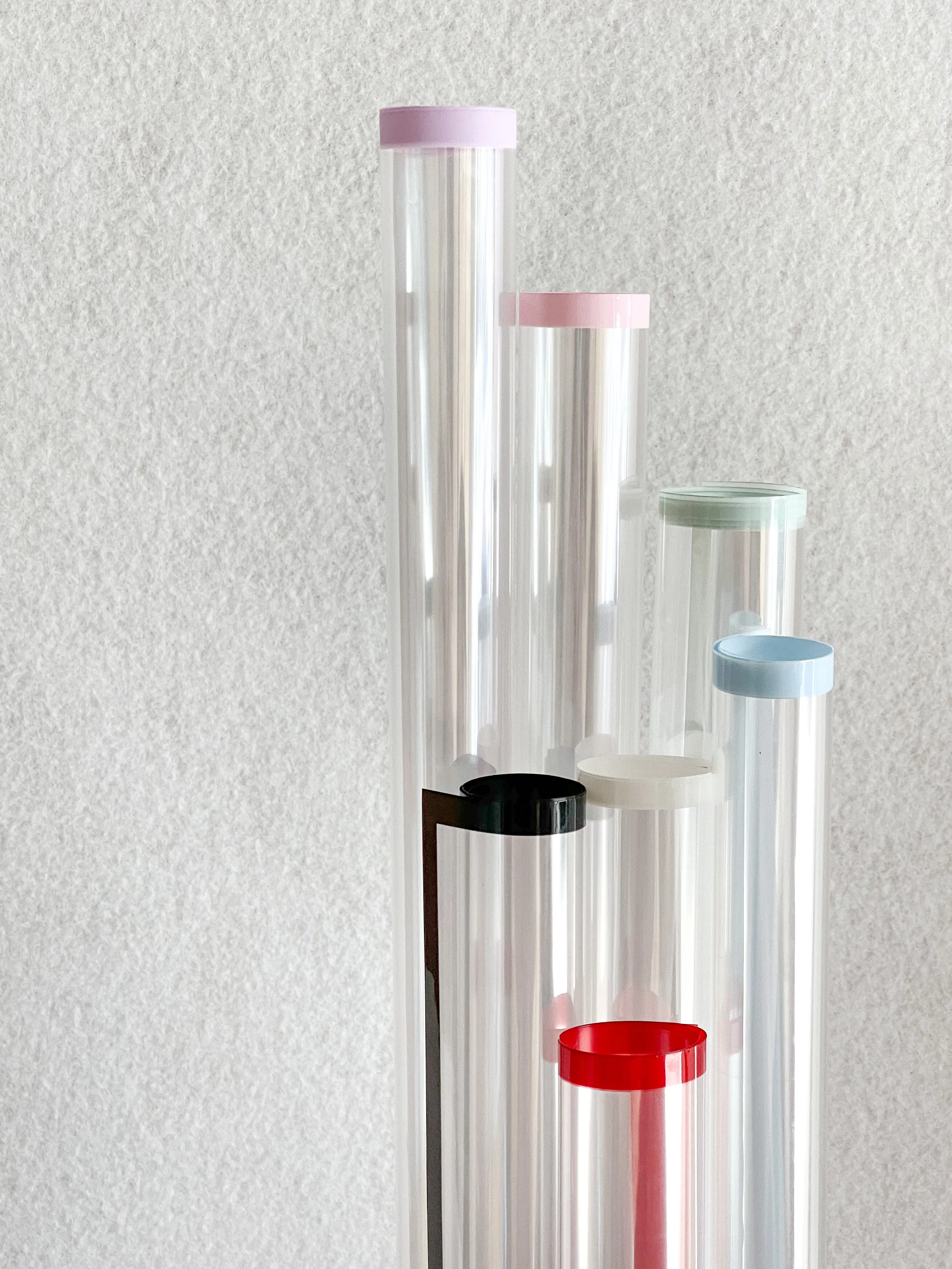 Macaron Color Frame Clear Wrapping Paper