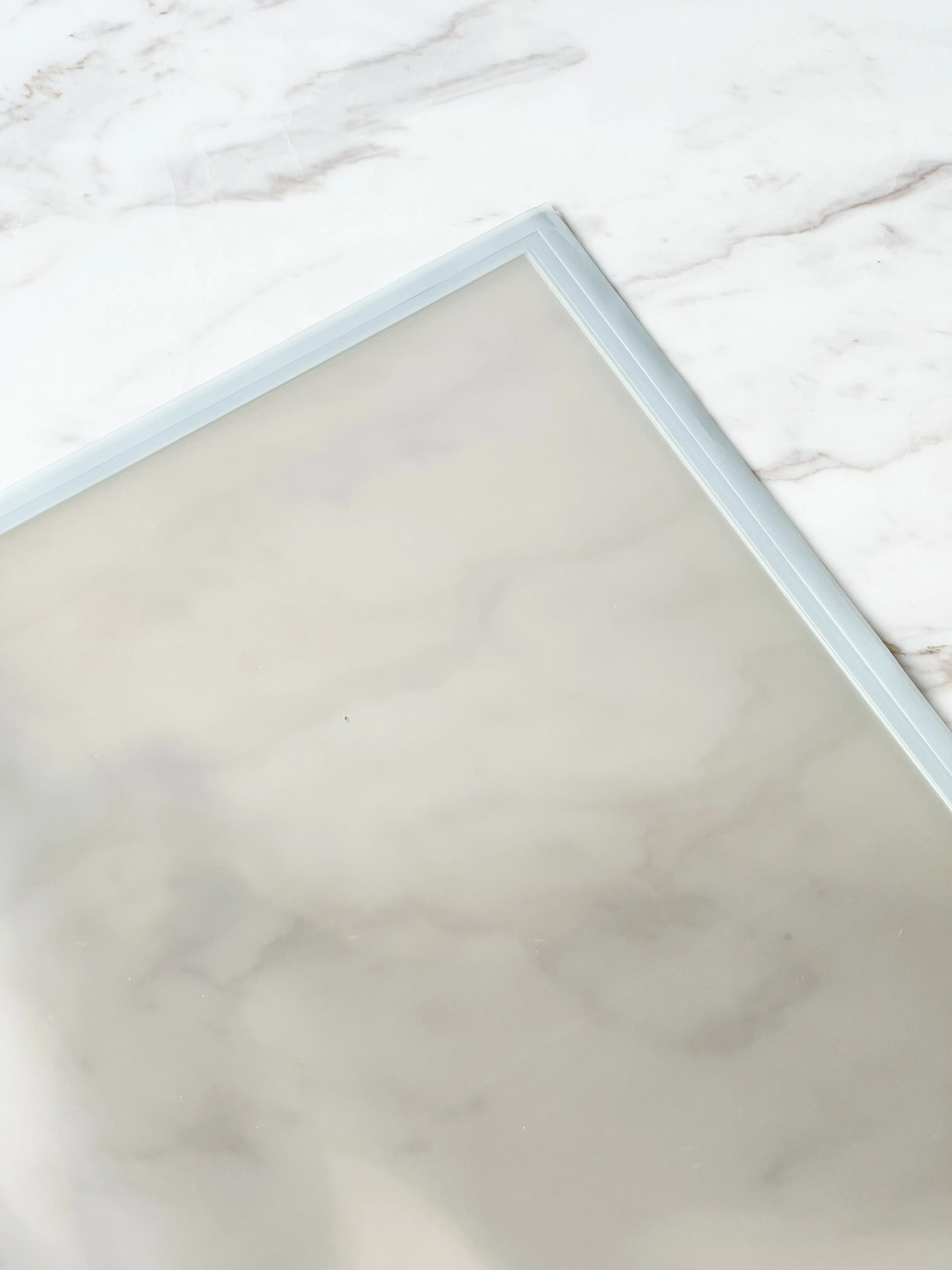 Macaron Color Frame Clear Wrapping Paper