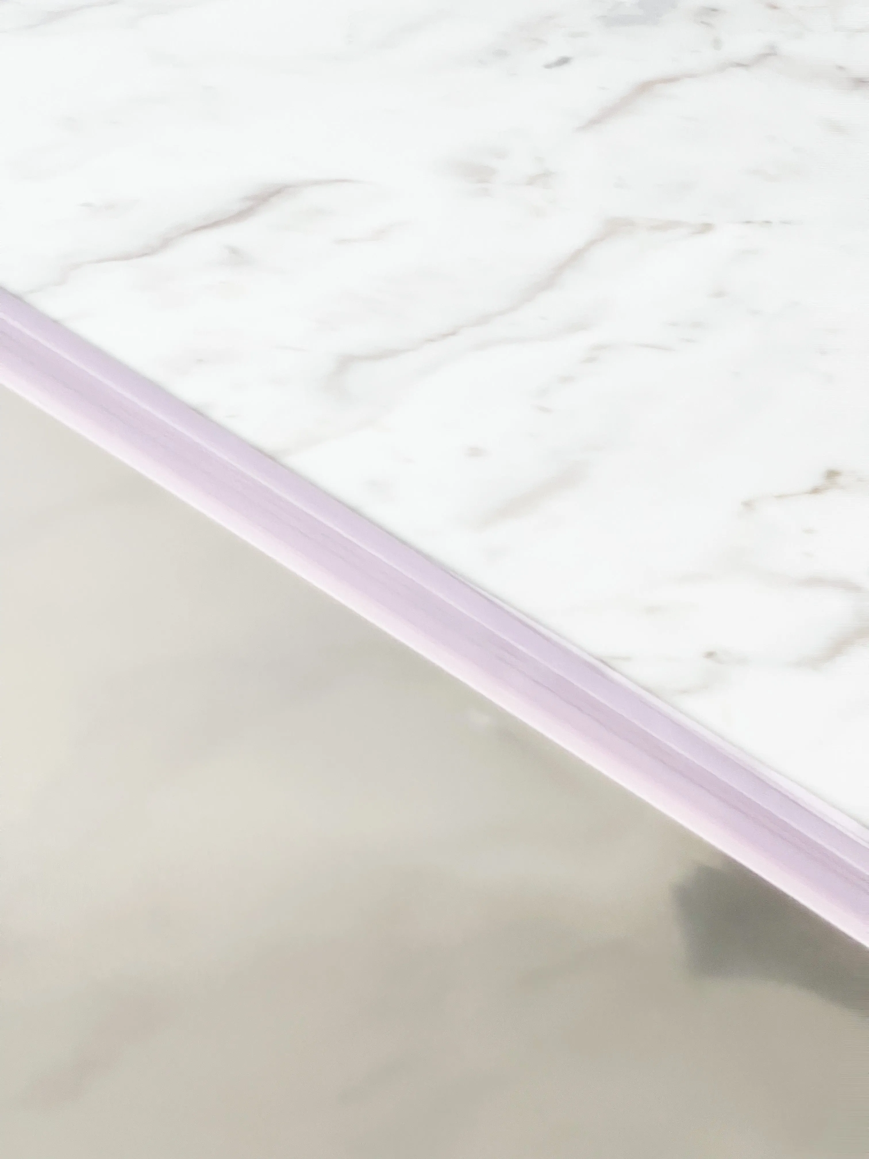 Macaron Color Frame Clear Wrapping Paper