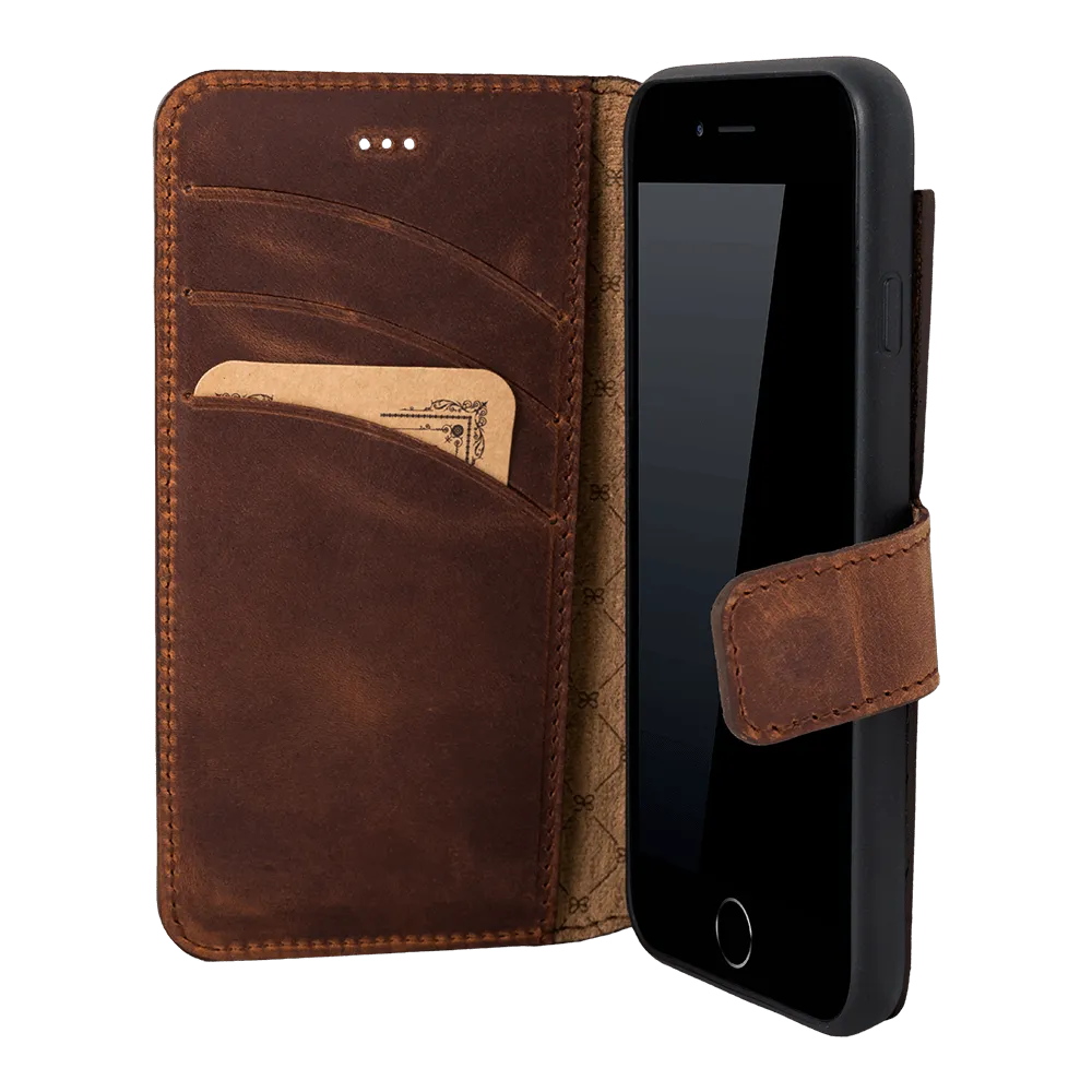 Magic iPhone SE/8/7 Detachable Genuine Leather Case / MW
