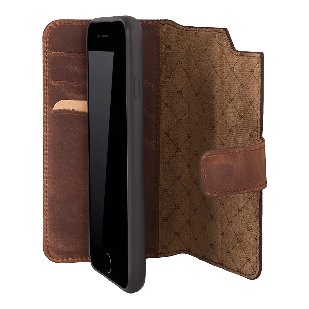 Magic iPhone SE/8/7 Detachable Genuine Leather Case / MW