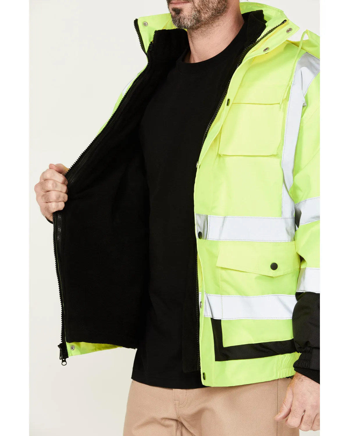 Men's 3-In-1 Bomber Work Jacket - Big and Tall