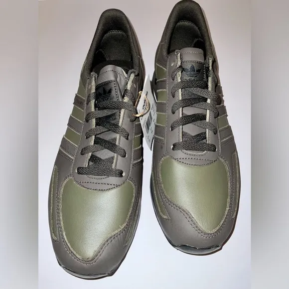 Mens Adidas LA Trainer 2 - ID4327- Olive Strata Core Black - size 12