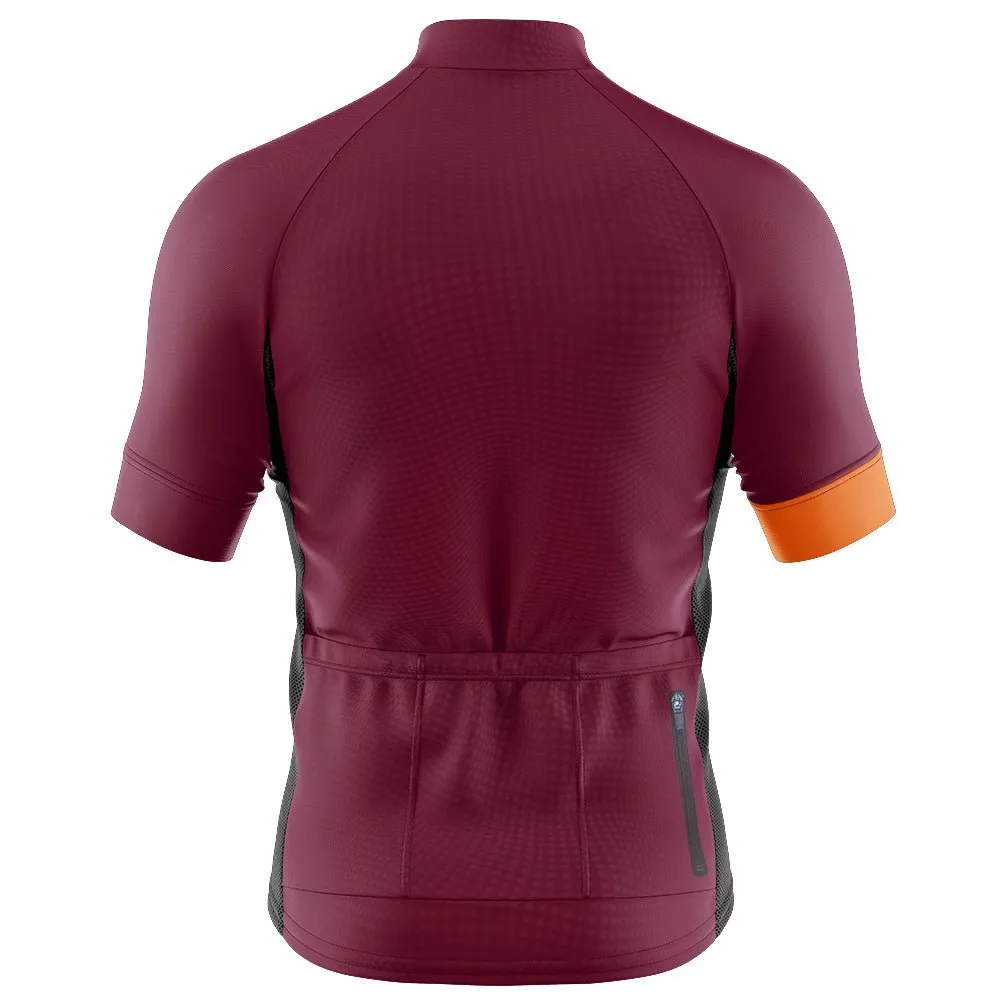 Mens Bezzie Aubergine Cycling Jersey