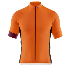 Mens Bezzie Orange Cycling Jersey