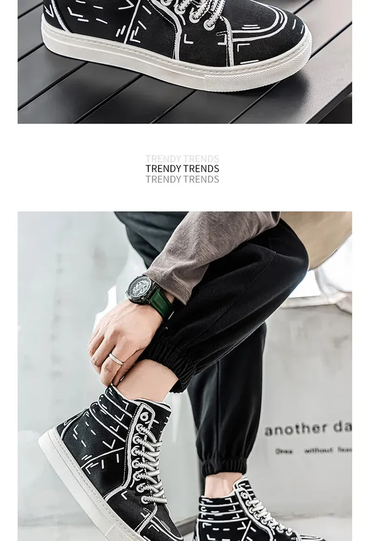 Men’s High-Top Sneakers – Lightweight & Breathable for men