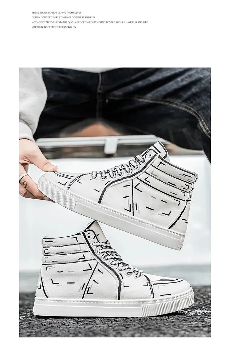 Men’s High-Top Sneakers – Lightweight & Breathable for men