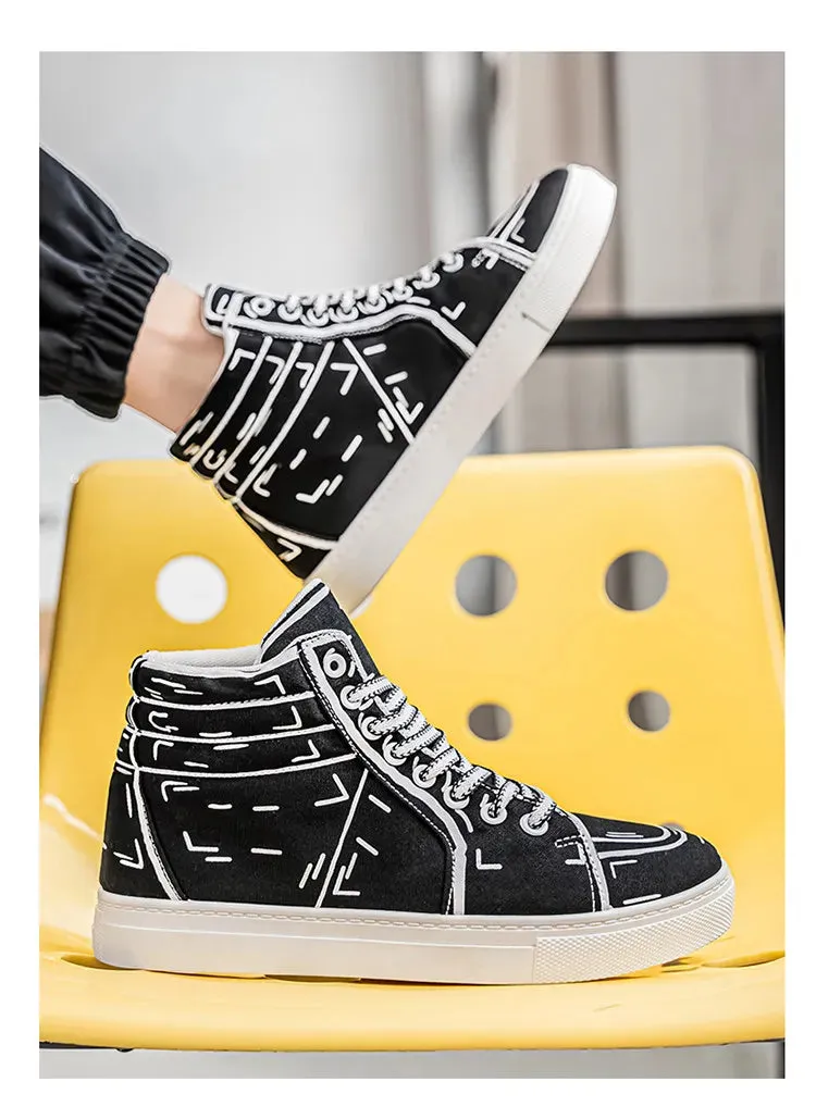 Men’s High-Top Sneakers – Lightweight & Breathable for men