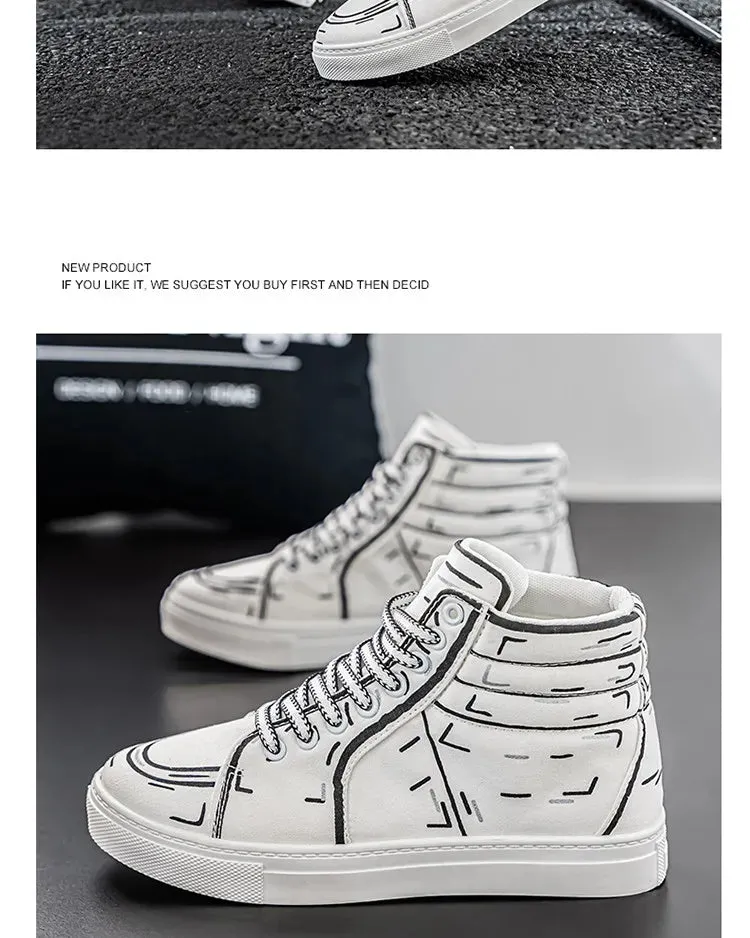 Men’s High-Top Sneakers – Lightweight & Breathable for men