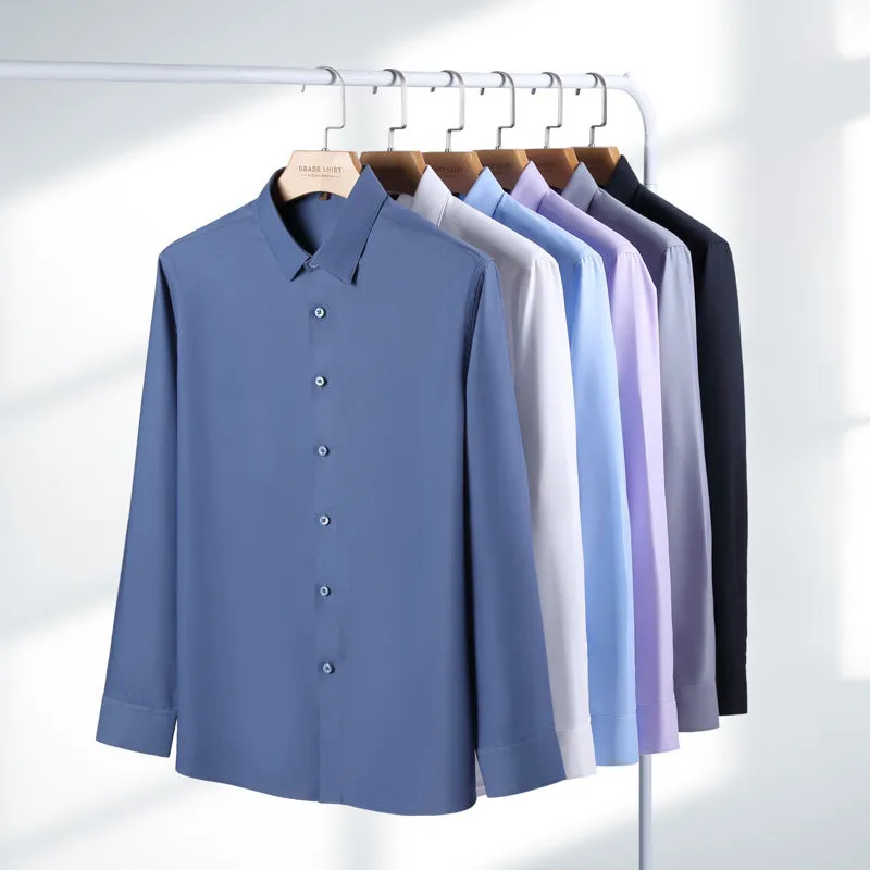 Men's Waterproof Business Shirt | Premium Stain-Resistant Collection