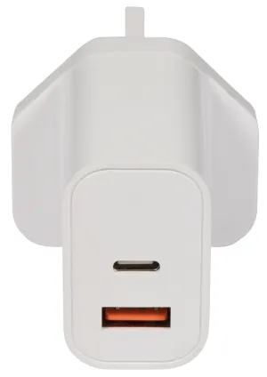 Mercury QC USB A C Fast Charger 20W