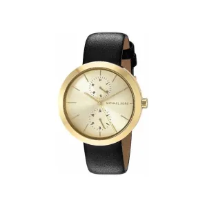 Michael Kors Womens Analogue Quartz Watch with Leather Strap MK2574