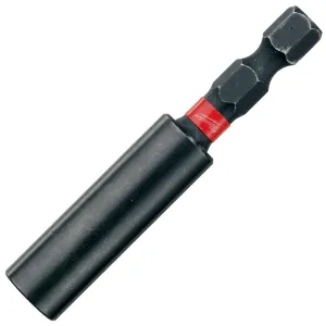 Milwaukee Magnetic Bit Holder 60mm Shockwave Impact Duty 1/4" Hex Shank