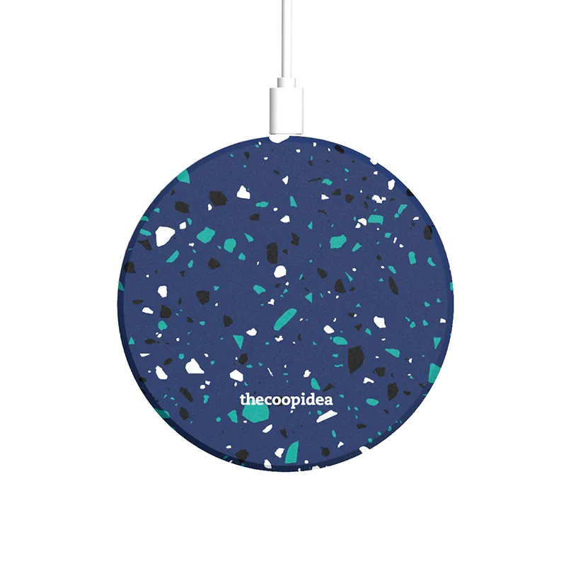 MOON - Terrazzo Navy Wireless Charging Pad