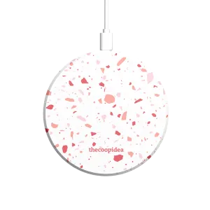 MOON - Terrazzo Pink Wireless Charging Pad