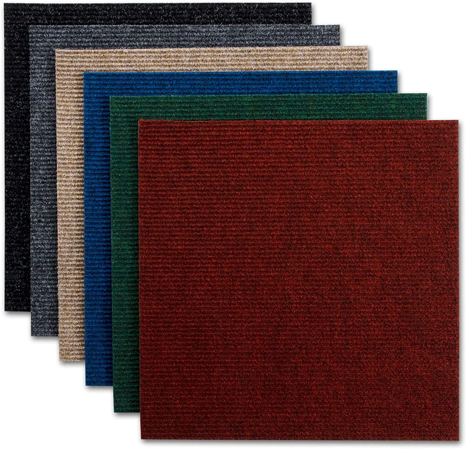 Multi-Cord - Self Stick Carpet Tiles m2
