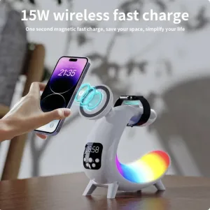 Multi-function Wireless Charging Bedside Table Lamp
