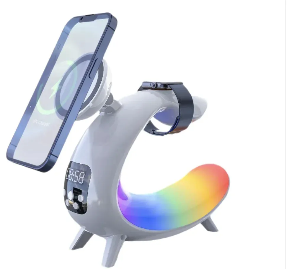 Multi-function Wireless Charging Bedside Table Lamp
