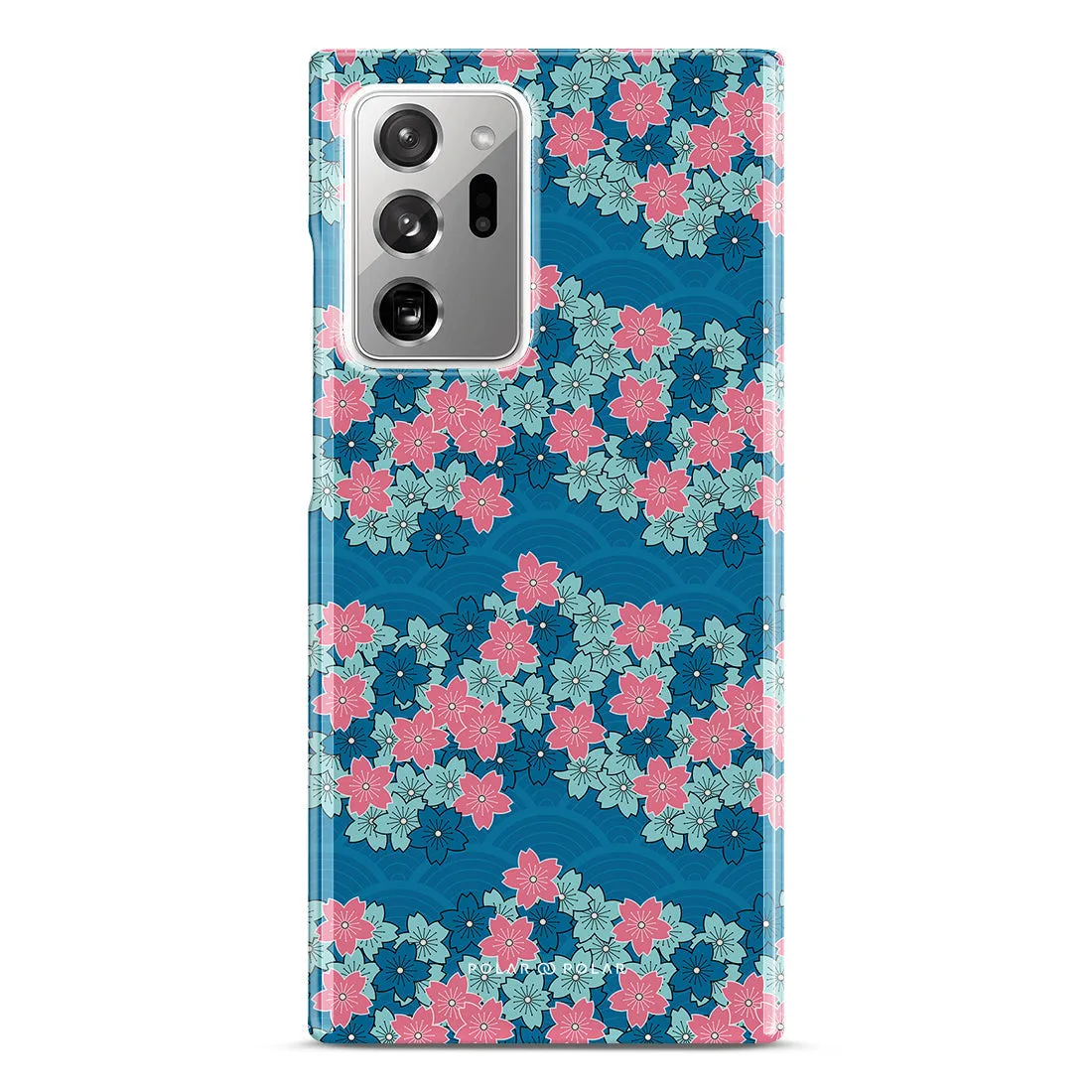 Navy Sakura Wave - Samsung Galaxy Note20 Ultra 5G Case