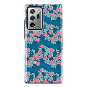 Navy Sakura Wave - Samsung Galaxy Note20 Ultra 5G Case