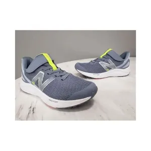 New Balance Fresh Foam Arishi v4 Bungee Lace Grey Green Kids 3 Wids PAARIPG4