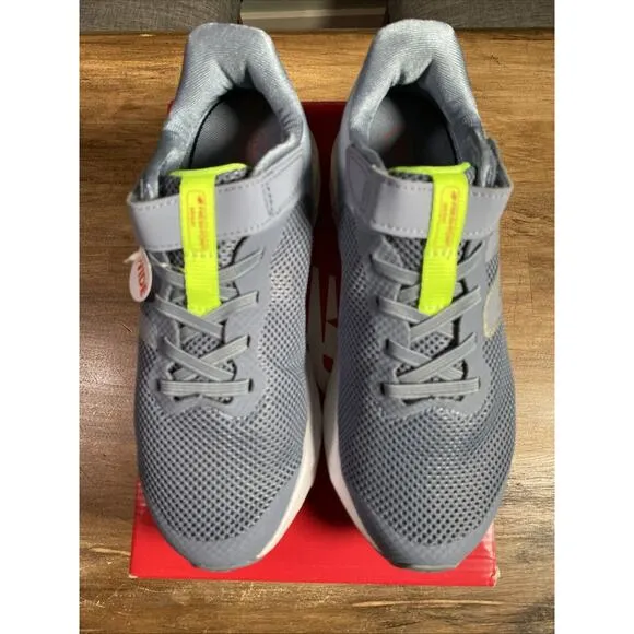 New Balance Fresh Foam Arishi v4 Bungee Lace Grey Green Kids 3 Wids PAARIPG4
