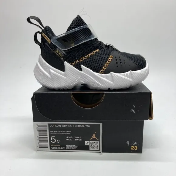 NEW KIDS TODDLER JORDAN WHY NOT ZERO. 3 (TD) Sz 5c