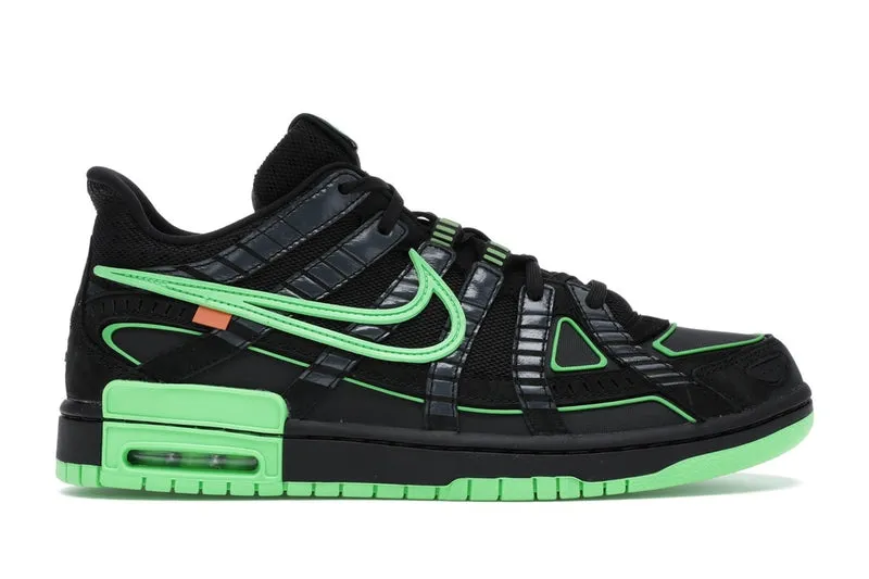 Nike Air Rubber Dunk  x OFF-WHITE Green Strike (CU6015-001) Men's Size 4-12