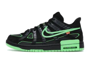 Nike Air Rubber Dunk  x OFF-WHITE Green Strike (CU6015-001) Men's Size 4-12