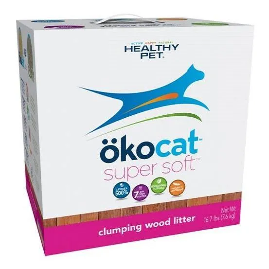 Okocat Soft Step Natural Wood Clumping Cat Litter
