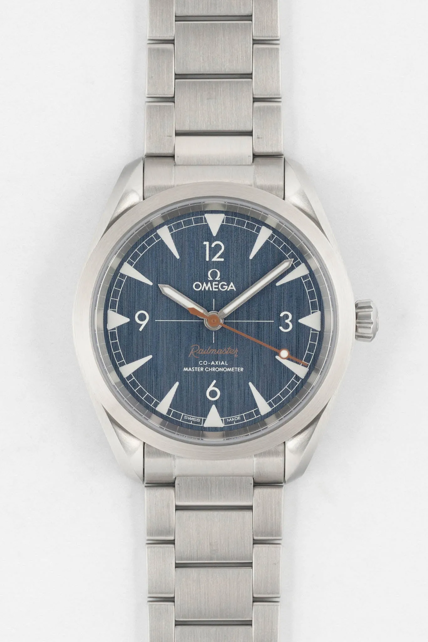 OMEGA Railmaster 40mm Watch - Denim Blue Dial