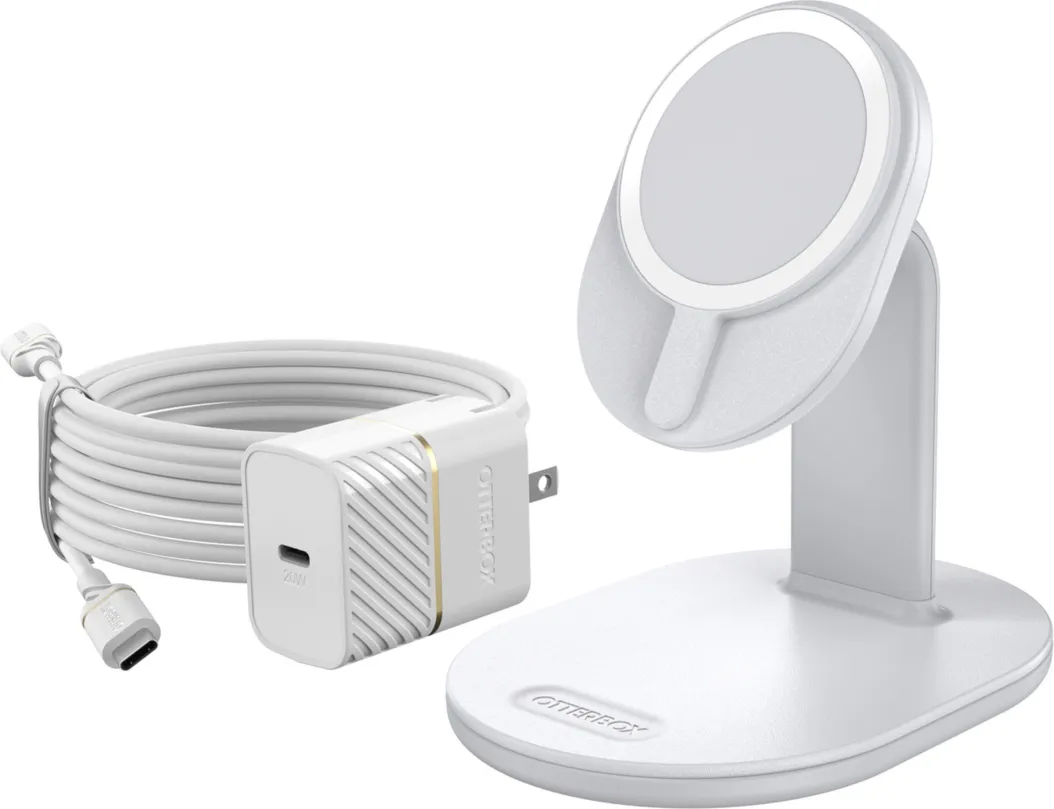 Otterbox 15W Wireless Charging Stand for MagSafe V2 - White (Lucid Dreamer)