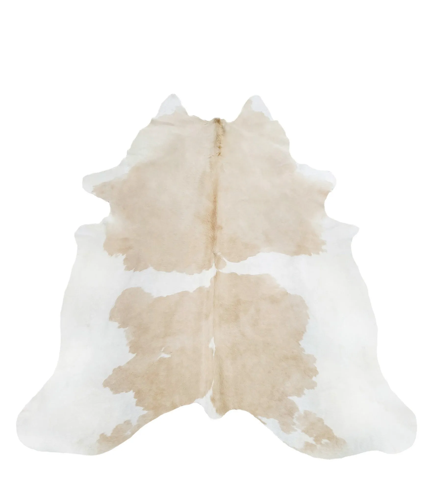 Palomino & White Cowhide Rug - L