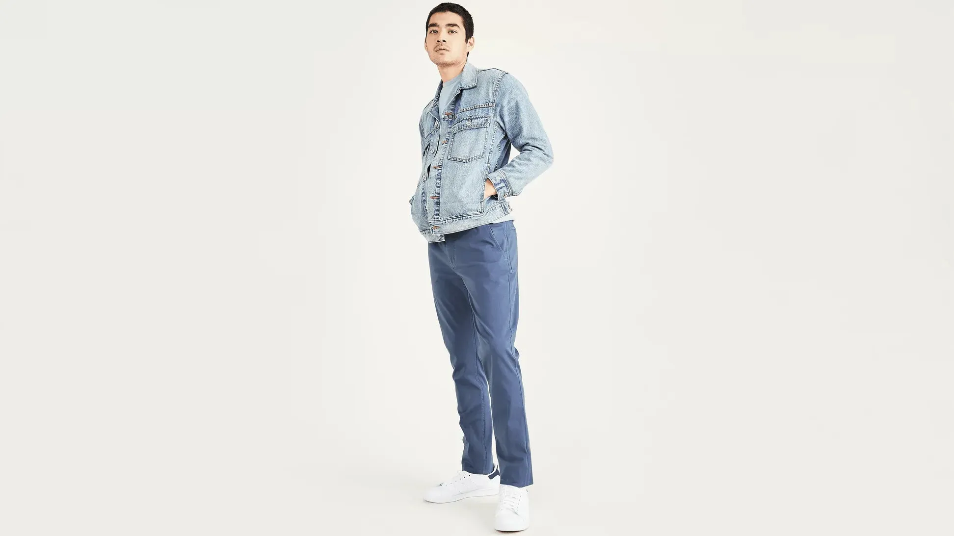 Pantalones Chinos Smart 360 Flex Alpha Skinny - Lightweight - Vintage Indigo