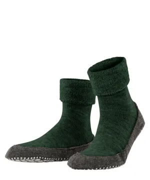 Pantoffel Merinowol Antislip Cosy Shoe 16560 7318 Green Mel