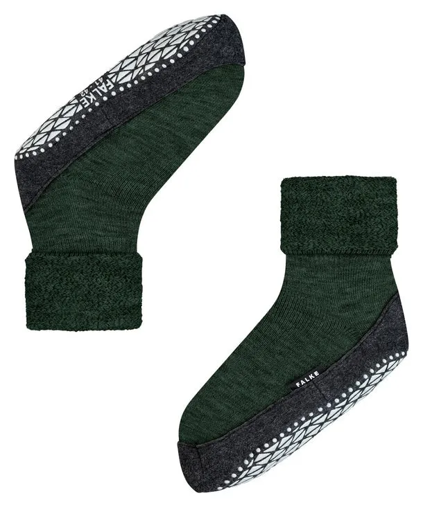 Pantoffel Merinowol Antislip Cosy Shoe 16560 7318 Green Mel