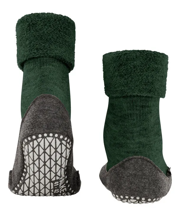 Pantoffel Merinowol Antislip Cosy Shoe 16560 7318 Green Mel
