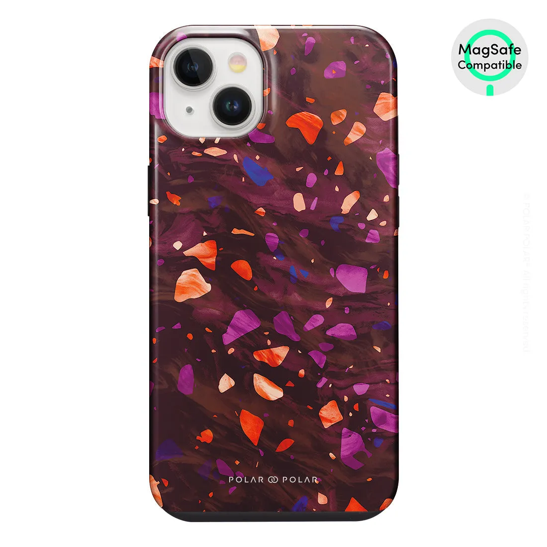 Paprika Terrazzo Gem - iPhone 14 Plus Case