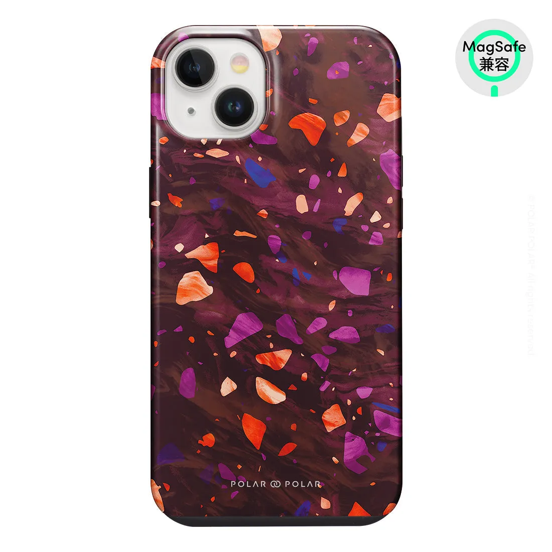 Paprika Terrazzo Gem - iPhone 14 Plus Case