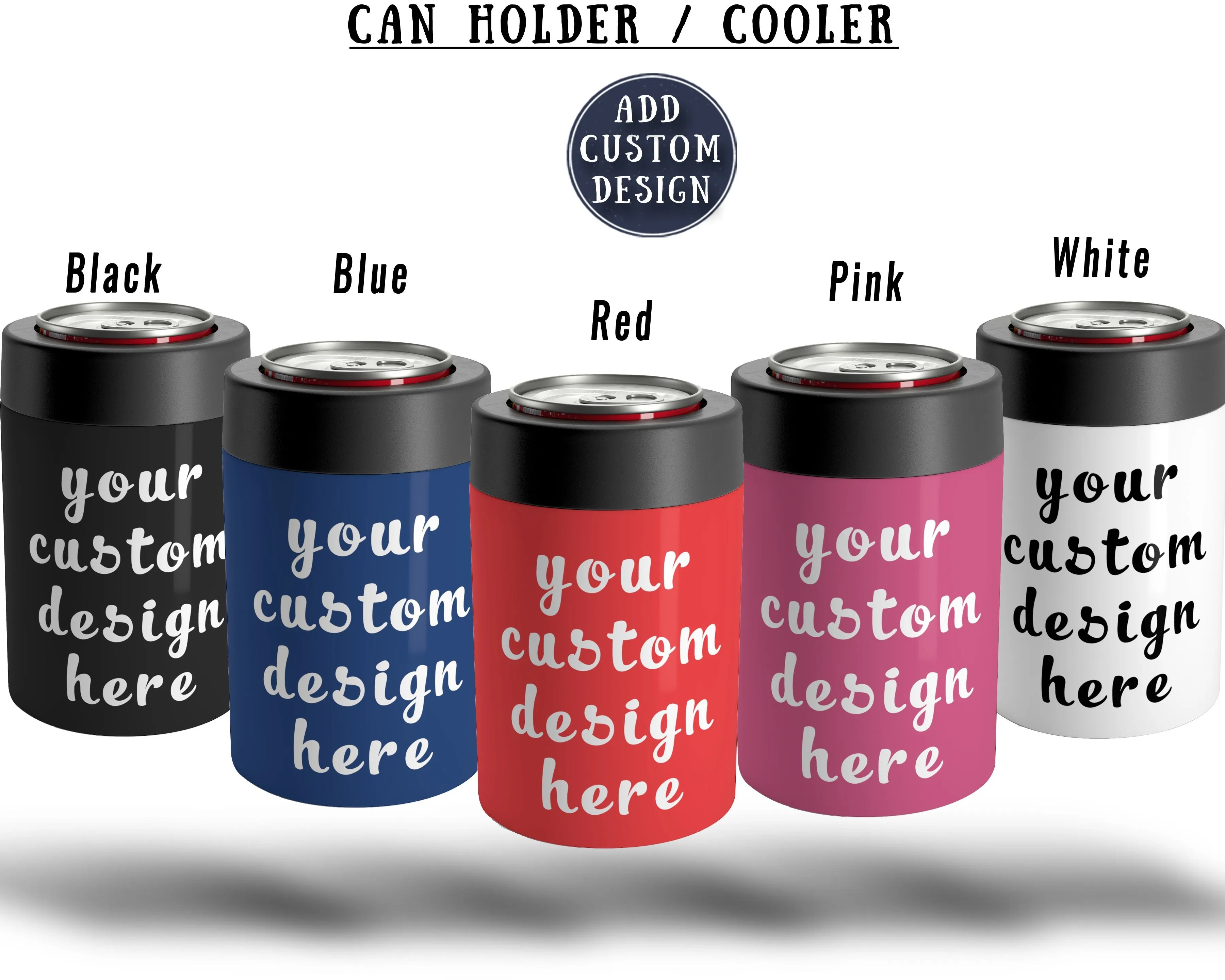 Personalized Can Cooler - Can Holder- Drink Holder - Custom Wedding Gift