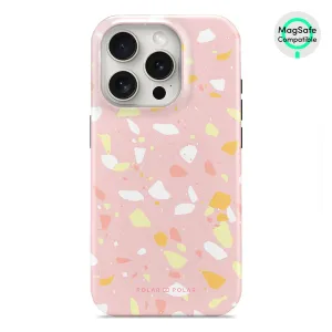Pink Peony Terrazzo - iPhone 15 Pro Case