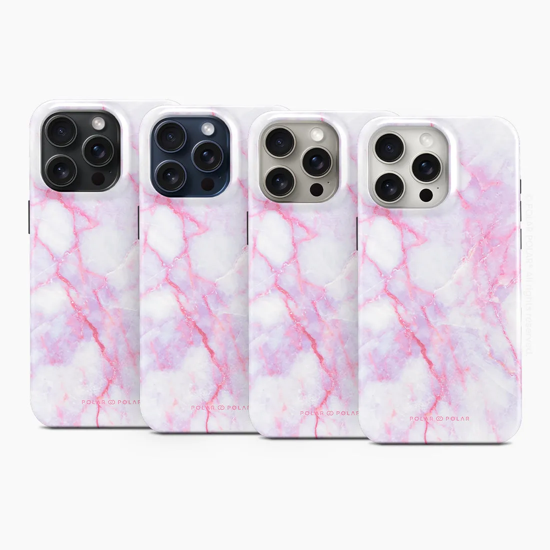 Pink White - iPhone 15 Pro Case