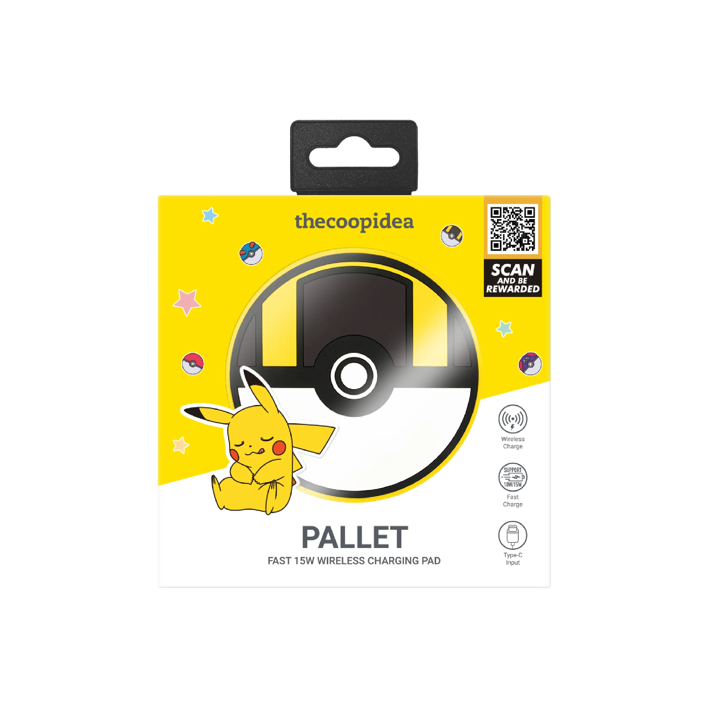 Pokémon PALLET Fast 15W Wireless Charging Pad - Ultra Ball