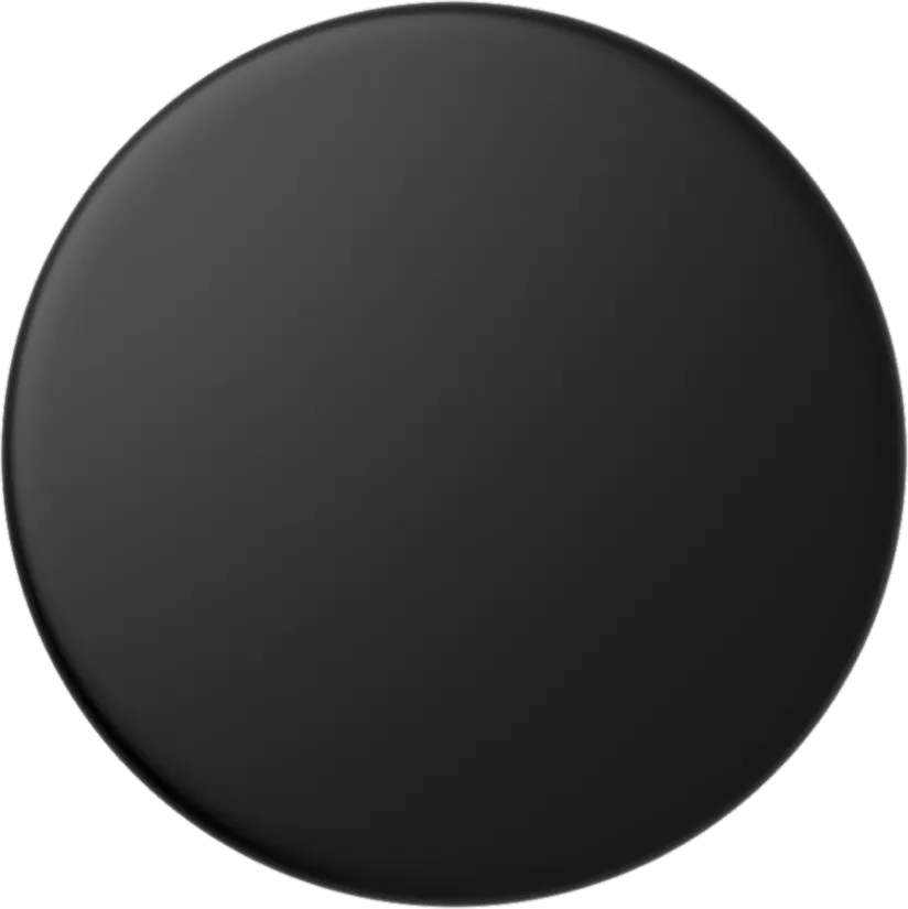 Popsockets - Popgrips Swappable Aluminum Premium Device Stand And Grip - Black