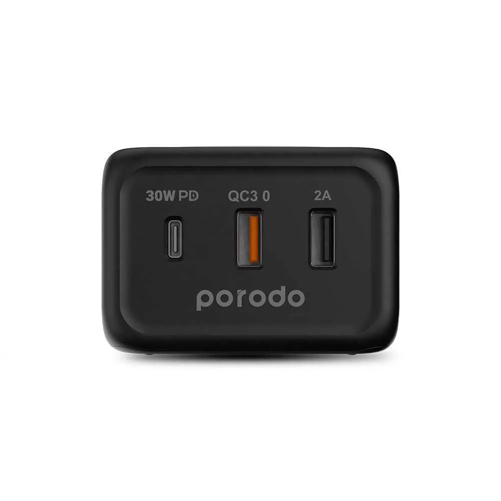Porodo Desktop Charger With Fast-Wireless Charging