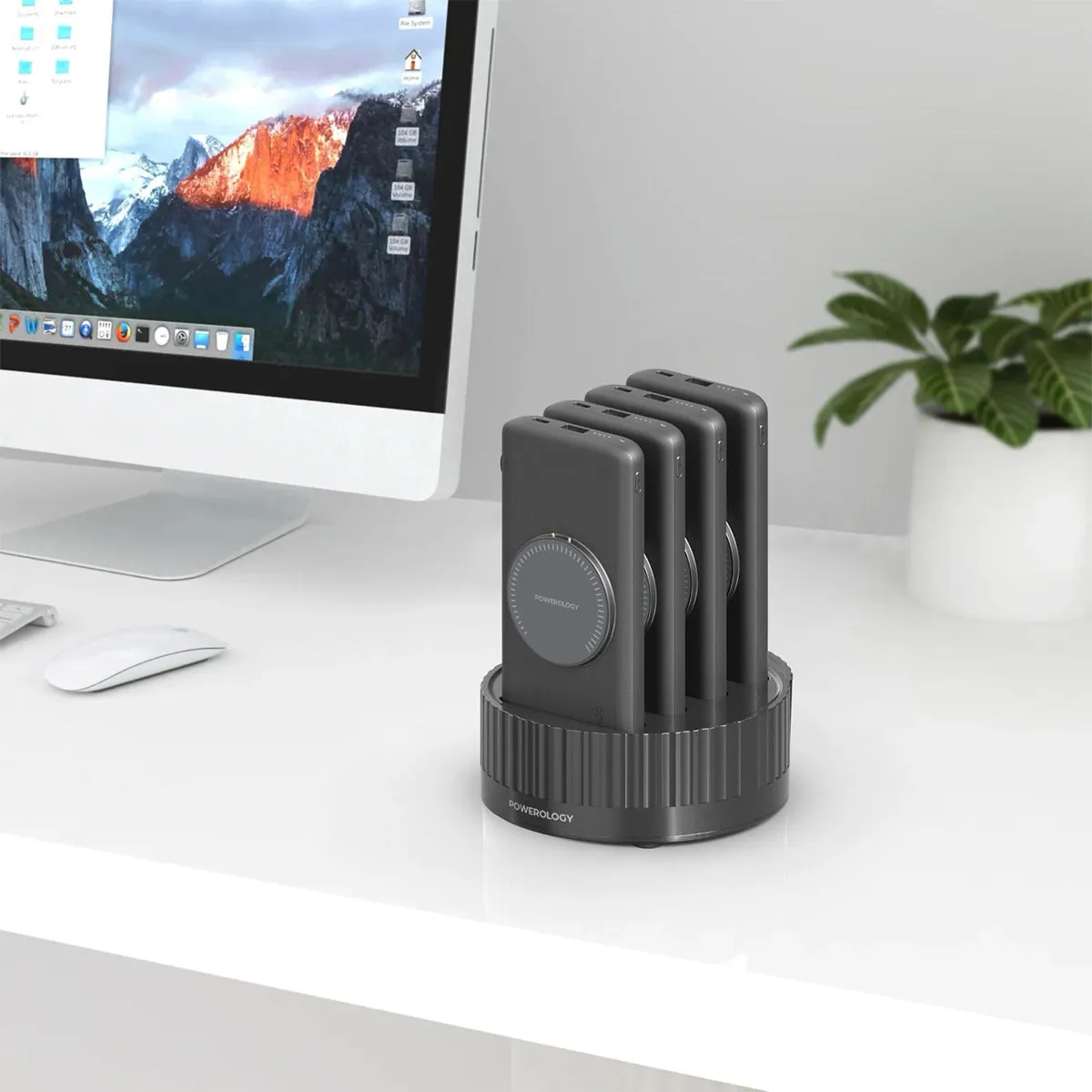Powerology 4 IN 1 10000mAh Powerbank Terminal - SLH
