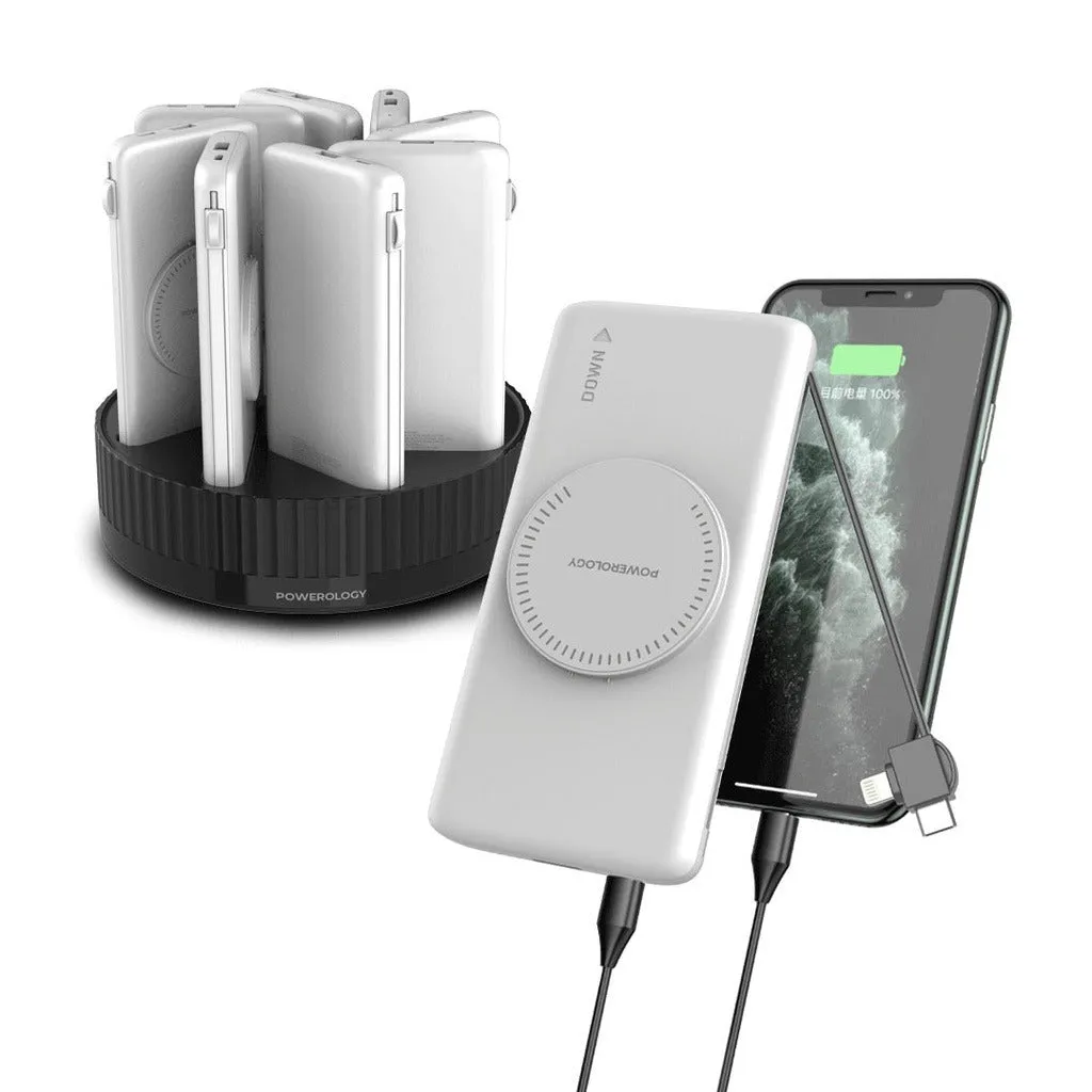 Powerology 8 IN 1 10000mAh Powerbank Terminal
