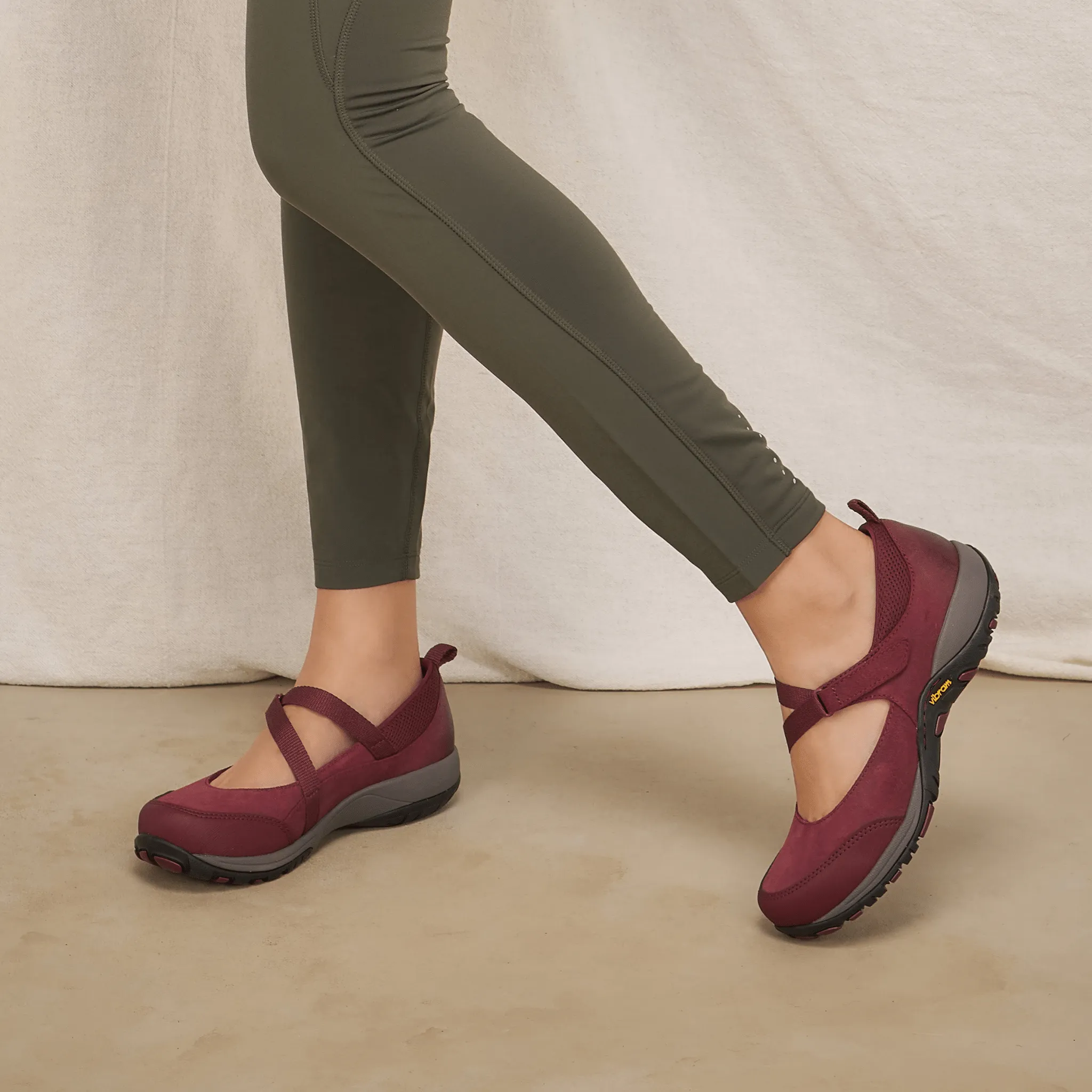 Primrose | Waterproof | Burnished Suede | Wine
